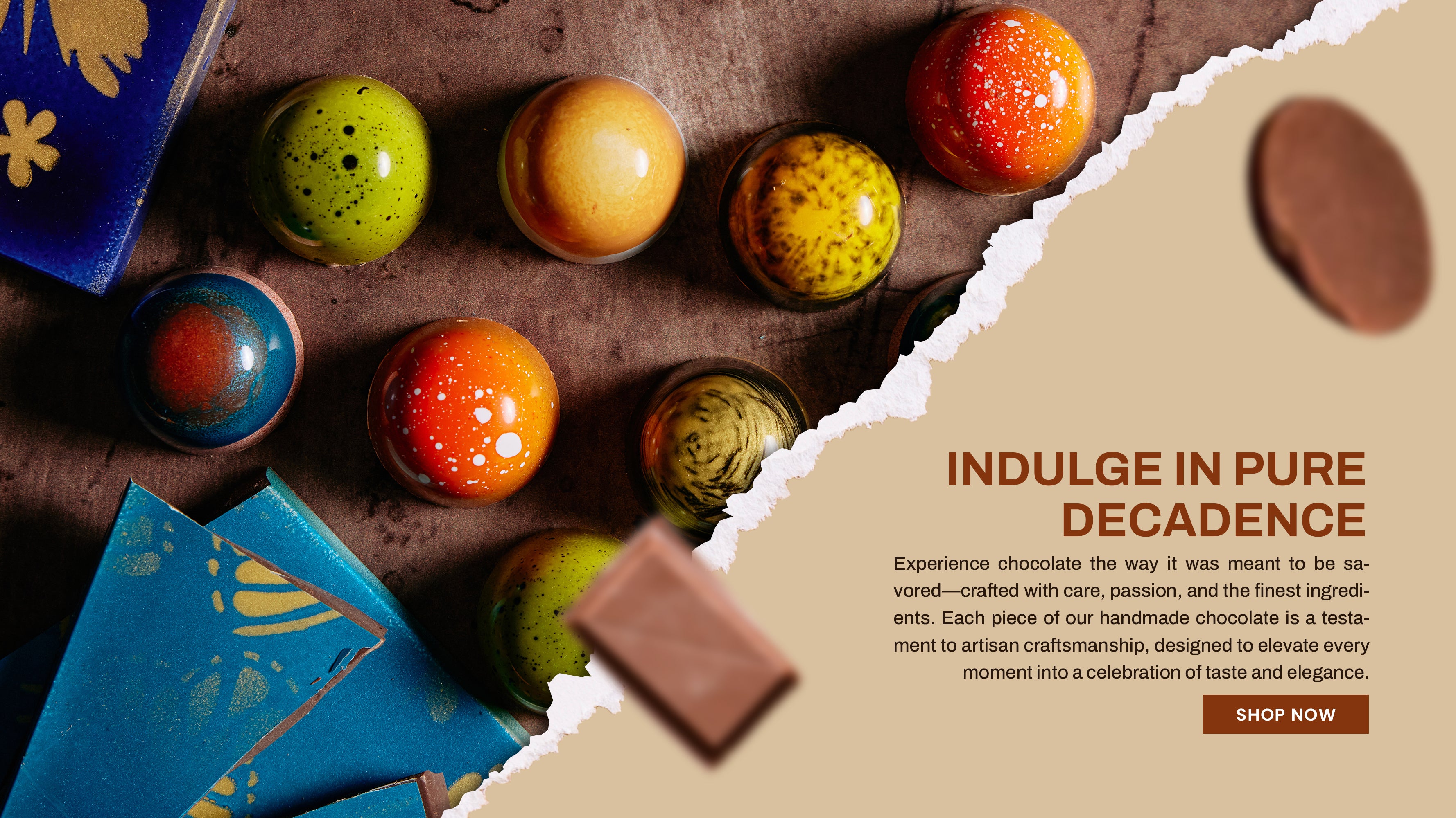 Davinci Chocolatier banner